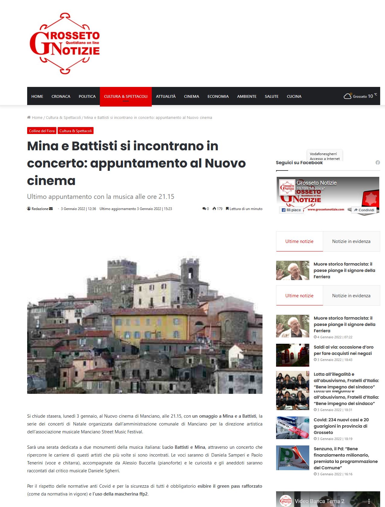 Mina e Battisti si incontrano in concerto: appuntamento al Nuovo Cinema